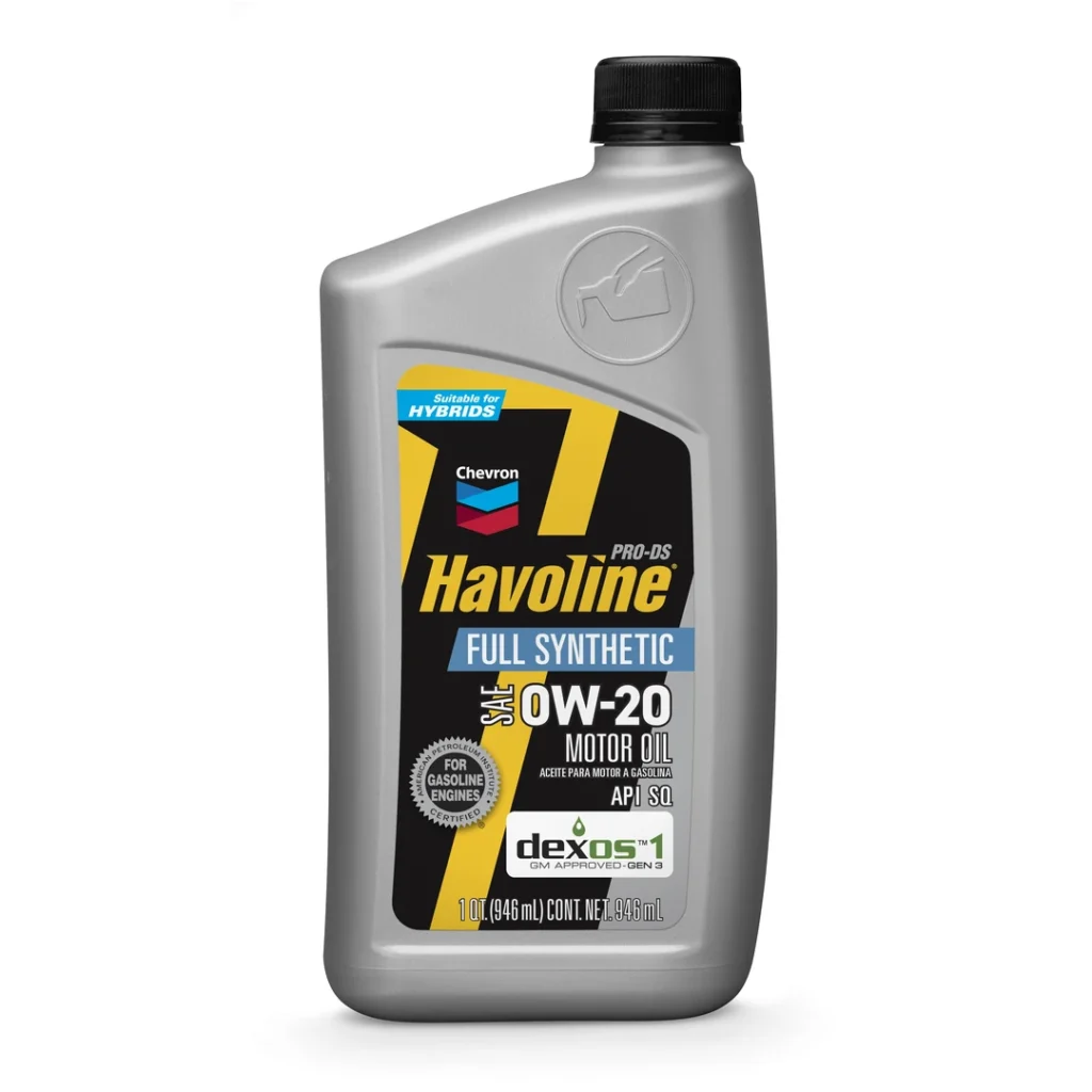 CHEVRON HAVOLINE SINTETICO 0W20