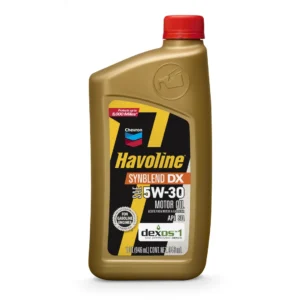 CHEVRON HAVOLINE ALTO KILOMETRAJE MEZCLA SINTETICA 5W30 | Caja 6/.946L (1QT)