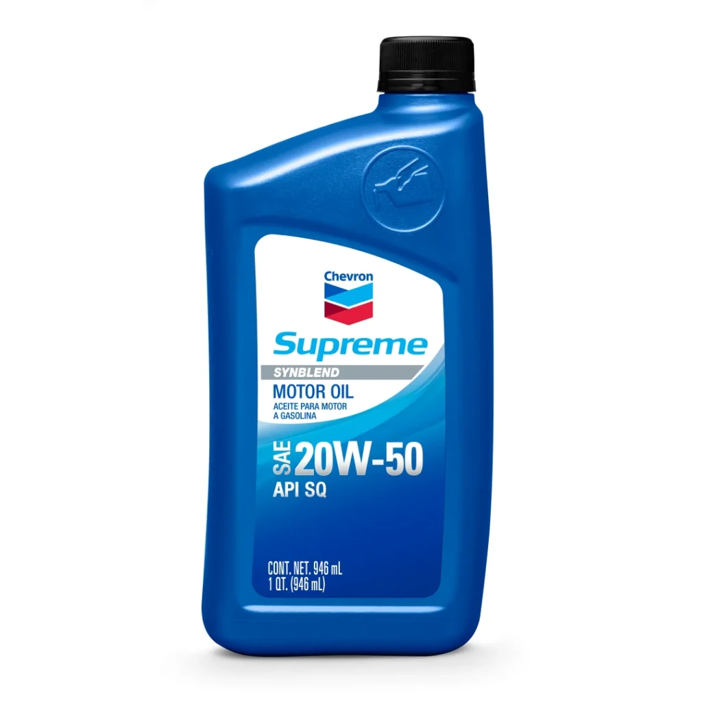 Chevron Supreme Mezcla Sintética SAE 20W-50 API SQ